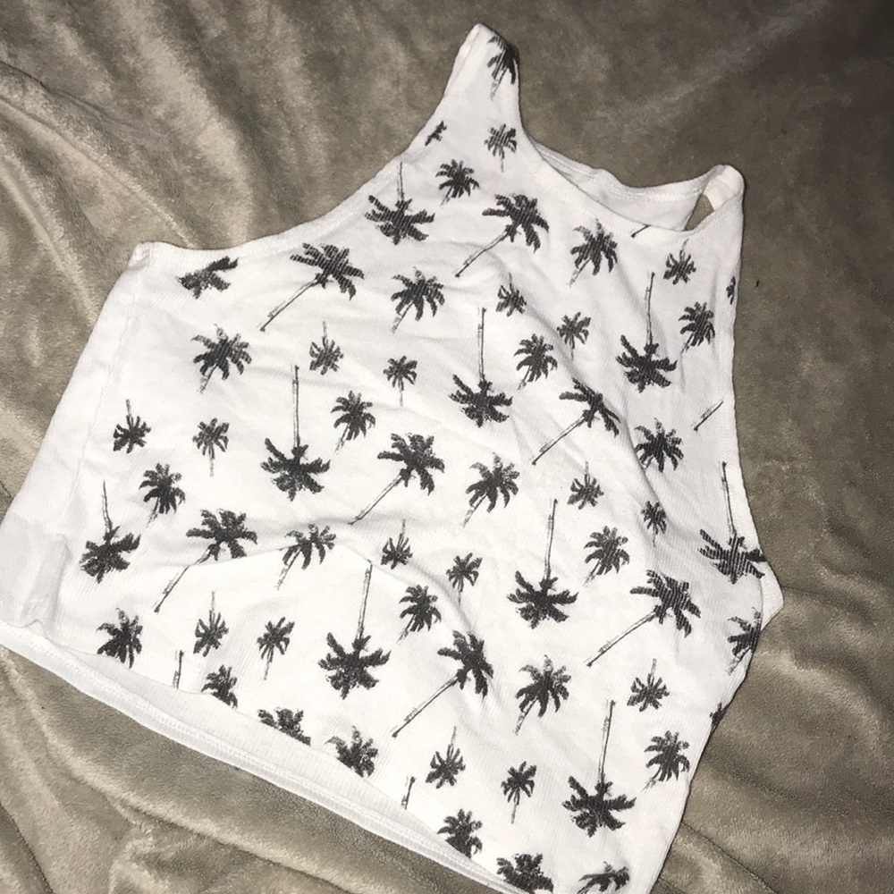 Palm Tree Crop top
